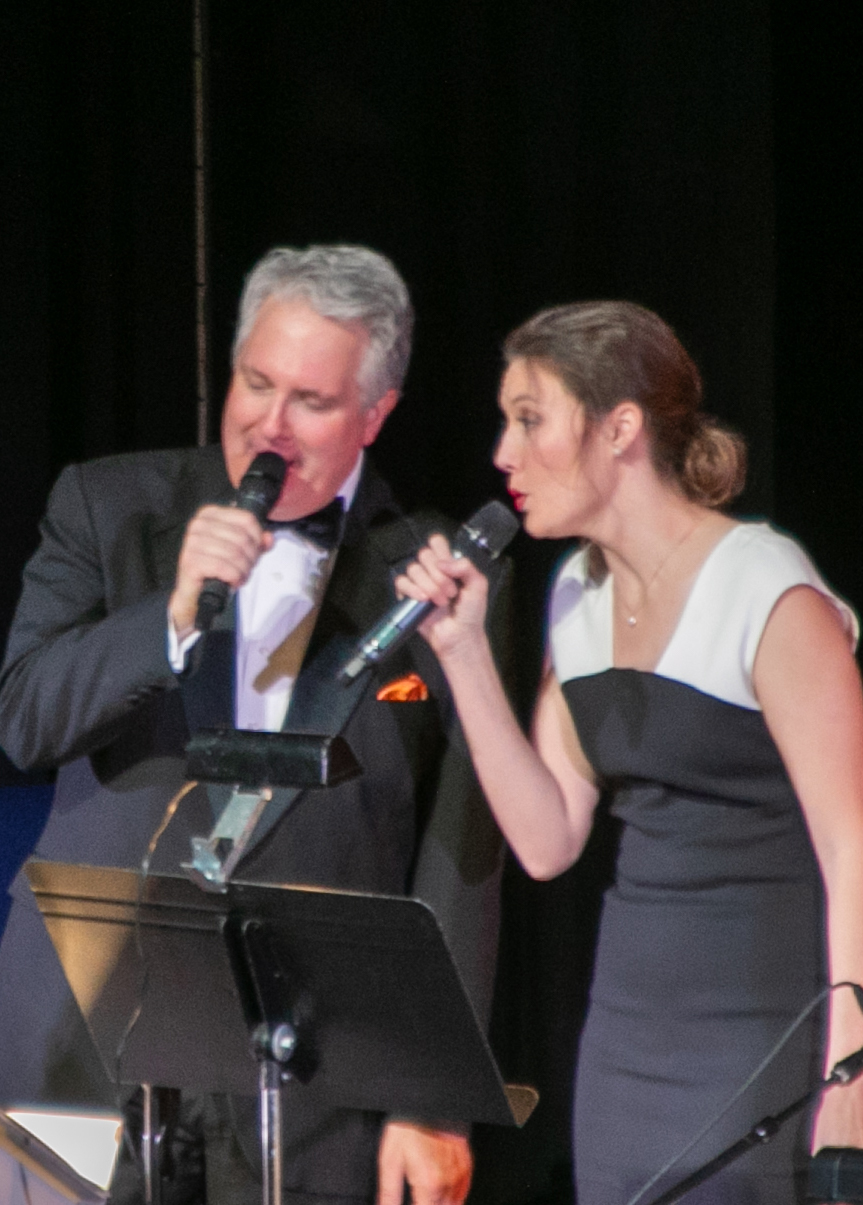 Greg Glover and Valerie Duke at Abbas House 2024